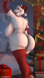 toriel from christmas by darkflash23