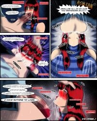 1boy 1girls all_the_way_to_the_base angry_fellatio asmfan94 backfire bad_end balls_deep blowjob blowjob_face blush cheating cheating_girlfriend choking_on_cock choking_on_cum choking_on_penis comic comic_page cum cum_drip cum_in_mouth cum_in_throat cum_inside cum_on_body cum_on_face deepthroat defeated dialogue dubious_consent english_text erection face_fucking fellatio female female_focus forced forced_deepthroat forced_oral gagged gagging gagging_on_penis green_eyes hopeless human imminent_sex light-skinned_female light-skinned_male light_skin male marvel marvel_comics mary_jane_watson mascara ntr onomatopoeia oral oral_sex penis red_hair rough_sex sex sex_slave spider-man_(series) straight submissive submissive_female swallowing sword_swallowing_position tears testicles text the_hood twitter_username what_if...?