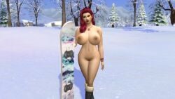 1girls 3d audra big_ass curvaceous devious_desires deviousdesires female female_only hourglass_figure huge_breasts nude posing pussy sims4 vampire wide_hips