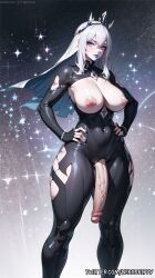 1futa 2023 ai_generated big_balls big_cock big_penis cum dickgirl flaccid futa_only futadom futanari highres latex masturbation milf monster_cock muscle_mommy nekodrippy red_eyes stable_diffusion uncensored white_hair