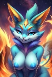 1girls ai_generated anthro battle_principal_yuumi big_breasts breasts cat_ears feline female furry league_of_legends mammal riot_games solo solo_female tagme tailzai yuumi_(lol)