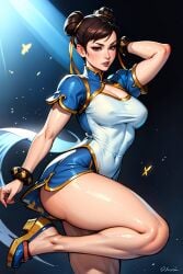 1girls abs ai_generated ass big_ass big_breasts breasts capcom chun-li female female_only large_breasts light_skin muscles muscular muscular_arms muscular_female solo solo_female street_fighter street_fighter_6 thick_thighs vitoryt