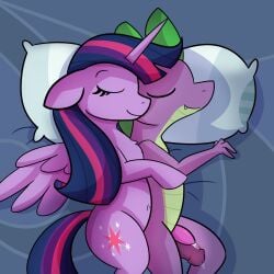 alicorn anthro dialogue dragon english_text equid equine eyelashes feral friendship_is_magic futanari gynomorph hasbro horn horse intersex male mammal my_little_pony penis pony precum purple_eyes purple_hair spike_(mlp) text tjpones tongue tongue_out twilight_sparkle_(mlp) unicorn_horn wings