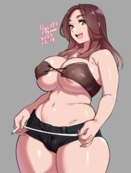 big_breasts ryo_agawa thick_thighs voluptuous