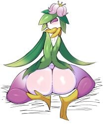 ambiguous_gender anthro ass dat_ass generation_8_pokemon hi_res hisuian_form hisuian_lilligant huge_ass lilligant nintendo plant_humanoid pokémon_(species) pokemon pokemon_legends:_arceus saltyxodium thick_thighs