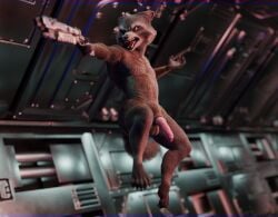 anthro anthro_only armpit armpits furry genitals guardians_of_the_galaxy guardians_of_the_galaxy_vol.3 hi_res humanoid_genitalia humanoid_penis hybrid_genitalia hybrid_penis knot knotted_humanoid_penis male male_only marvel nocturnalfuzz penis rocket_raccoon solo