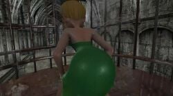 1girls 3d animated ass_focus ass_shake big_ass blonde_hair disney disney_fairies dress fairy green_dress hands_on_knees kishi mp4 no_sound peter_pan_(disney) solo thighs tinker_bell twerking video wings