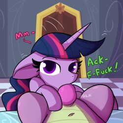 anthro dialogue dragon english_text equid equine eyelashes fellatio female feral friendship_is_magic hasbro horn horse male mammal my_little_pony oral penis pony pov precum purple_eyes purple_hair spike_(mlp) text tjpones tongue tongue_out twilight_sparkle_(mlp) unicorn unicorn_horn