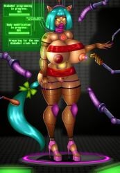 adekvatx bimbo_robot_girl cybernetic_corruption english_text female heeled_feet high_heels huge_ass huge_breasts implied_transformation mind_control robot_girl robotization tech_control text thick_thighs transformation wide_hips