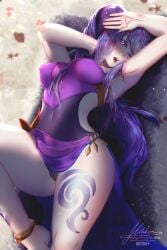 1girls clothed female female_only hibahria league_of_legends pool_party_series pool_party_syndra riot_games solo swimsuit syndra video_game