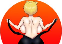 american_dad back back_view backboob becky_arangino blonde_hair huge_breasts lukas_crank