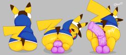 absurd_res anal anal_sex anal_toy anus cocampplus dildo furry hi_res large_insertion male mammal nintendo penetration pikachu pokémon_(species) pokemon rodent sex_toy solo video_games wide_hips