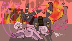 duo eeveelution espeon feral hi_res jelloapocalypse landru male male/male nintendo pokémon_(species) pokemon pokemon_colosseum umbreon video_games