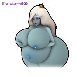 3d 3d_(artwork) adventure_time ass belly big_belly big_breasts big_butt blue_skin bodily_fluids breasts cartoon_network digital_media_(artwork) ice_queen_(adventure_time) lactating obese_female person-420 solo source_filmmaker