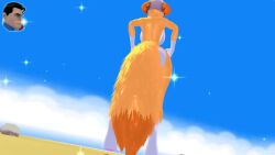 3d animated anthro ass beach breasts dancing dead_source female_focus furry mmd mp4 music naked naughty_face nude paw_patrol skye_(paw_patrol) sound tail tetramundo video