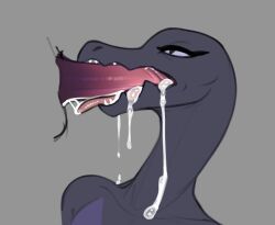 blowjob cum discreet_user duo fellatio female feral male male/female nintendo oral penile pokémon_(species) pokemon pokemon_(species) salazzle sex video_games