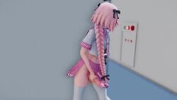 1girls 2boys 3d animated astolfo_(fate) big_balls big_penis black_hair blonde censored clothed clothing crossdressing cum cum_in_pussy cum_inside cumshot ejaculation erection fate/grand_order fate_(series) female femboy fujimaru_ritsuka_(male) hand_over_own_mouth human jeanne_d'arc_(fate) kaotaro12 kissing large_penis light-skinned_male light_skin longer_than_2_minutes male male_masturbation masturbation moaning mostly_clothed orgasm penis pink_hair serafuku sex slq solo_focus solo_male sound standing stealth_masturbation thighhighs trap vaginal vaginal_penetration video voyeur watching yaoi
