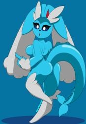 1girls 2d anthro anus ass breasts female female_focus female_only fur furry furry_only fusion looking_at_viewer looking_back lopunny nintendo nipples pokémon_(species) pokemon pokemon_(species) pokephilia pussy samrunner small_waist tail thick_thighs thighhighs thighs vaporeon vaporunny waist