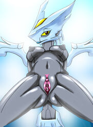 anthro ass breasts clitoris dragon dragoness fat_mons female female_only kyurem nipples pokemon pussy solo_female tail wings