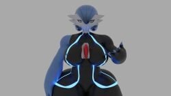 . 3d abs anthro blender bloodtai bloodtail buff eyeshadow female gardevoir gloves grey hips huge_hips huge_thighs large_ass large_breasts muscular nintendo pokémon_(species) pokemon pokemon_(species) pokemon_rse thick_thighs