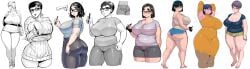 1girls 2022 artist_self-insert big_breasts breasts character_request chubby chubby_female cleavage clothed clothing curvaceous curvy earrings female female_focus female_only glasses hips huge_breasts large_breasts lips plump plump_lips self_portrait short_hair sweat synecdoche thick_thighs thighs voluptuous wide_hips