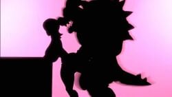 1boy 1girls 3d animated bowser female male mario_(series) mp4 naked nintendo no_sound nude princess_rosalina sex shadow silhouette silhouette_sex trycan video video_game_character