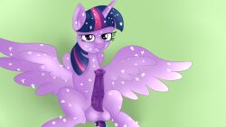 alicorn animal_genitalia animal_penis equid equine equine_penis erection female friendship_is_magic futanari genitals hi_res horn horse intersex jbond mammal my_little_pony penis pony simple_background solo twilight_sparkle_(mlp) wings