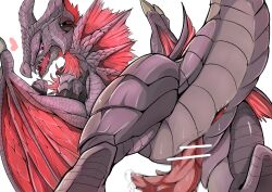 absurd_res ass beast_(disambiguation) capcom dragon genitals hi_res jiro_time male malzeno monster_hunter penis solo video_games