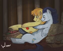 bl braeburn_(mlp) friendship_is_magic my_little_pony soarin_(mlp) yaoi