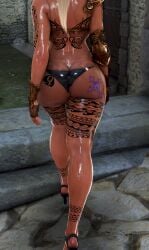 3d bdo bimbo black_desert_online cumdump elf elves female piercing tattoo udders