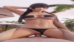 1boy 1girls 2022 3d animated black_hair breasts cum_in_pussy dead_or_alive female female_focus female_penetrated hair_down hi_res huge_breasts lazyprocrastinator long_hair longer_than_2_minutes male male_penetrating no_sound nyotengu pov pov_male purple_eyes resolution_mismatch riding sex tagme vertical_video video