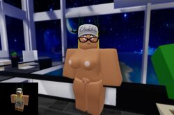 1girls 3d blonde_hair cute female glasses ninjashyper2 reference_image request roblox roblox_avatar robloxian self_upload tagme