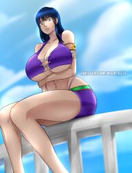 female female_only high_tagia miss_all_sunday nico_robin one_piece pre-timeskip skirt thong underboob