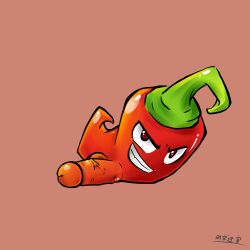 gay jalapeno_(pvz) male male_only plants plants_vs_zombies pvz red_body red_penis