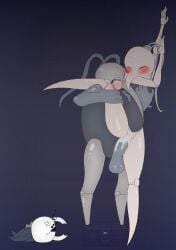 anthro arthropod cornifer cum_in_pussy hollow_knight insects iselda_(hollow_knight) love magalnik nail_(weapon) protagonist_(hollow_knight) smaller_male team_cherry video_games