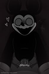 anon anonymous anonymous_character anonymous_female black_and_white black_background black_fur creepy_smile cum cum_in_pussy cum_inside female_pov fnf_mods friday_night_funkin front_view gloves heart long_tail looking_at_viewer male male_focus mammal mickey_mouse monkey mouse pants_down penetration pov puppet_mouse_(march_of_wooden_soldiers) self_insert simple_background sohornyraccoon suicidemouse.avi tagme tail tail_wagging taker_pov wednesday_infidelity wet_penis white_gloves white_pants y/n