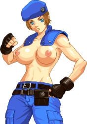 capcom curvy jill_valentine large_breasts nude resident_evil solo transparent_background warnerc