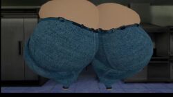 ass_bigger_than_torso barely_contained female hyper jeans kono_(thatdudekono) tagme twerking video vrchat vrchat_avatar vrchat_media vrchat_model wobbling_ass