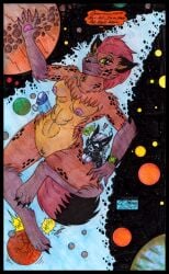 2024 4_toes 5_fingers abs alien anthro athletic athletic_anthro athletic_female autumn_williams black_border border bottle breasts claws clock colored_pencil_(artwork) container cosmic_background cougar_leon duo english_text feet female female/female feral fingers fur genitals graphite_(artwork) hair hi_res humanoid hyena hysteria_klyntar jewelry lagomorph leporid mammal markings marvel navel necklace nipples nude open_mouth pawpads paws pencil_(artwork) pubic_fuzz pussy rabbit ring simple_background space space_background spots spotted_body spotted_fur spotted_hyena symbiote tail teeth text toe_claws toes toned_body toned_female toned_stomach tongue traditional_media_(artwork) watch water_bottle were werehyena wristwatch