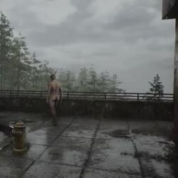 blonde_hair blue_eyes casual human james_sunderland konami light-skinned_male luxosmods male male_only male_pov mod naked naked_male nude nude_male nudist outdoors pale_skin public silent_hill silent_hill_2 solo solo_focus solo_male tagme video voiceover