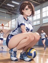 ai_generated gym_uniform gymnasium historyia original original_character school volleyball witch_gem_disaster