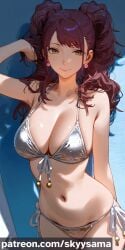 ai_generated alternate_costume atlus breasts female female_only kujikawa_rise looking_at_viewer nai_diffusion persona persona_4 skyy_sama solo stable_diffusion