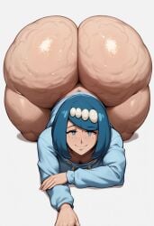 ai_generated big_ass cellulite face_down_ass_up gvukub huge_ass hyper_ass lana's_mother_(pokemon) nintendo pokemon