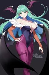 breasts darkstalkers female female_only morrigan_aensland solo succubus universejac