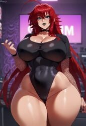 ai_generated goth goth_girl high_school_dxd rayasox rias_gremory