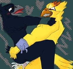 anal brawl_stars crow_(brawl_stars) furry gay no_humans