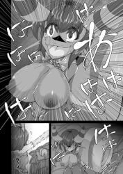 big_breasts bird_girl breasts crying harpy huge_breasts large_breasts nipples parasite possession snail_girl