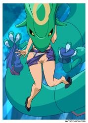 big_breasts breasts clothing comic feet huge_breasts imminent_death large_breasts nyte officer_jenny_(pokemon) panties pokémon_(species) pokemon rayquaza skirt vore