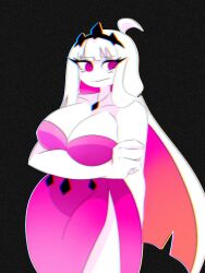 anxious big_breasts blush breasts female female_only fnf_mods friday_night_funkin long_hair nervous nikusa_(sugarratio) orangechan01 pink_dress shy thick_thighs thin_waist wide_hips