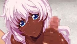 2d 2d_animation animated animation annette_(tonari_no_ie_no_annette-san) dark_skin dark_skinned_female handjob pink_pineapple seven_(animation_studio) tagme tonari_no_ie_no_annette-san video